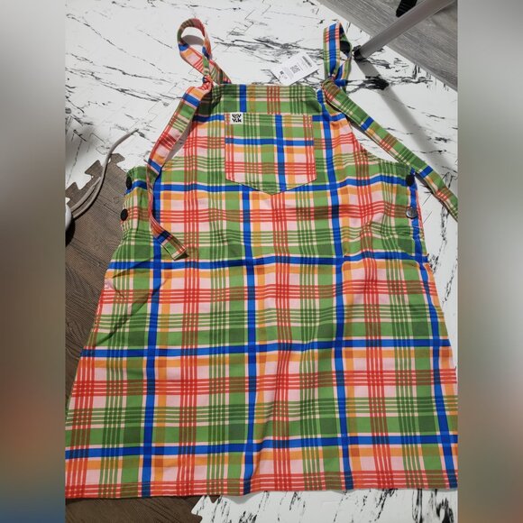 BNWT Lucy & Yak Mini Pini Overall Dungarees Dress - Picture 2 of 3